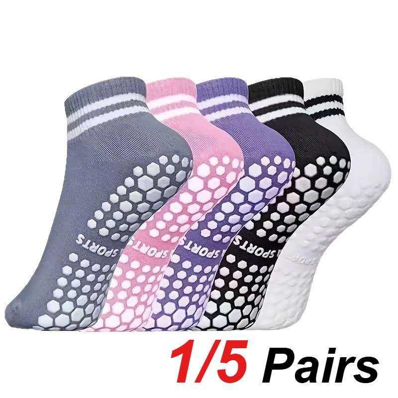 Sports Socks - Женские силиконовые противоскользящие носки для пилатеса