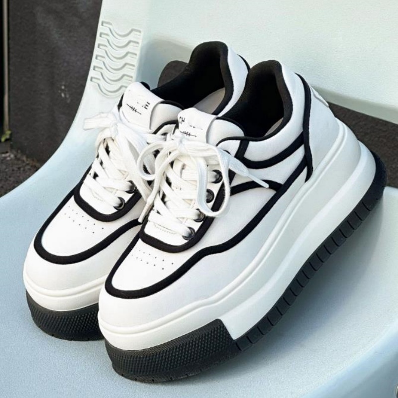 Running Shoes Women - Новые женские белые дышащие повседневные вулканизированные
