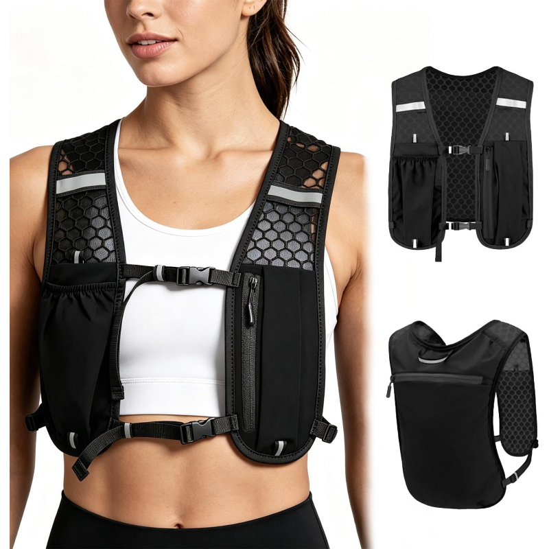 Hydration Vest - Легкий гидратационный жилет WOOJACK для бега,
