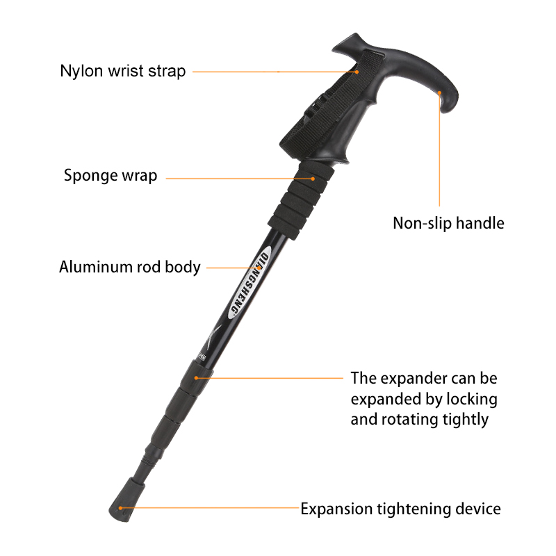 Складная треккинговая палка дл – обзор и цена Trekking Pole Carbon