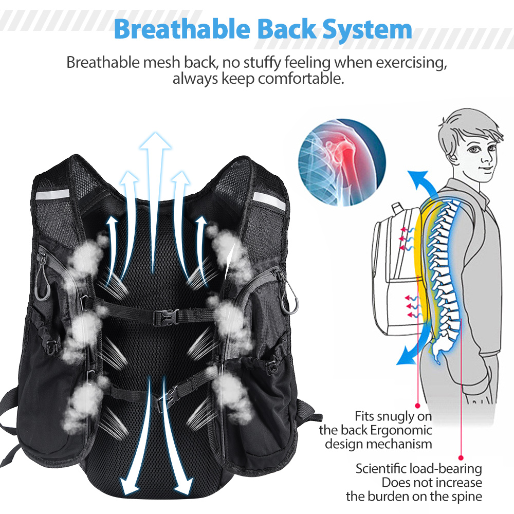 Рюкзак для бега, жилет с сумко – обзор и цена Hydration Vest